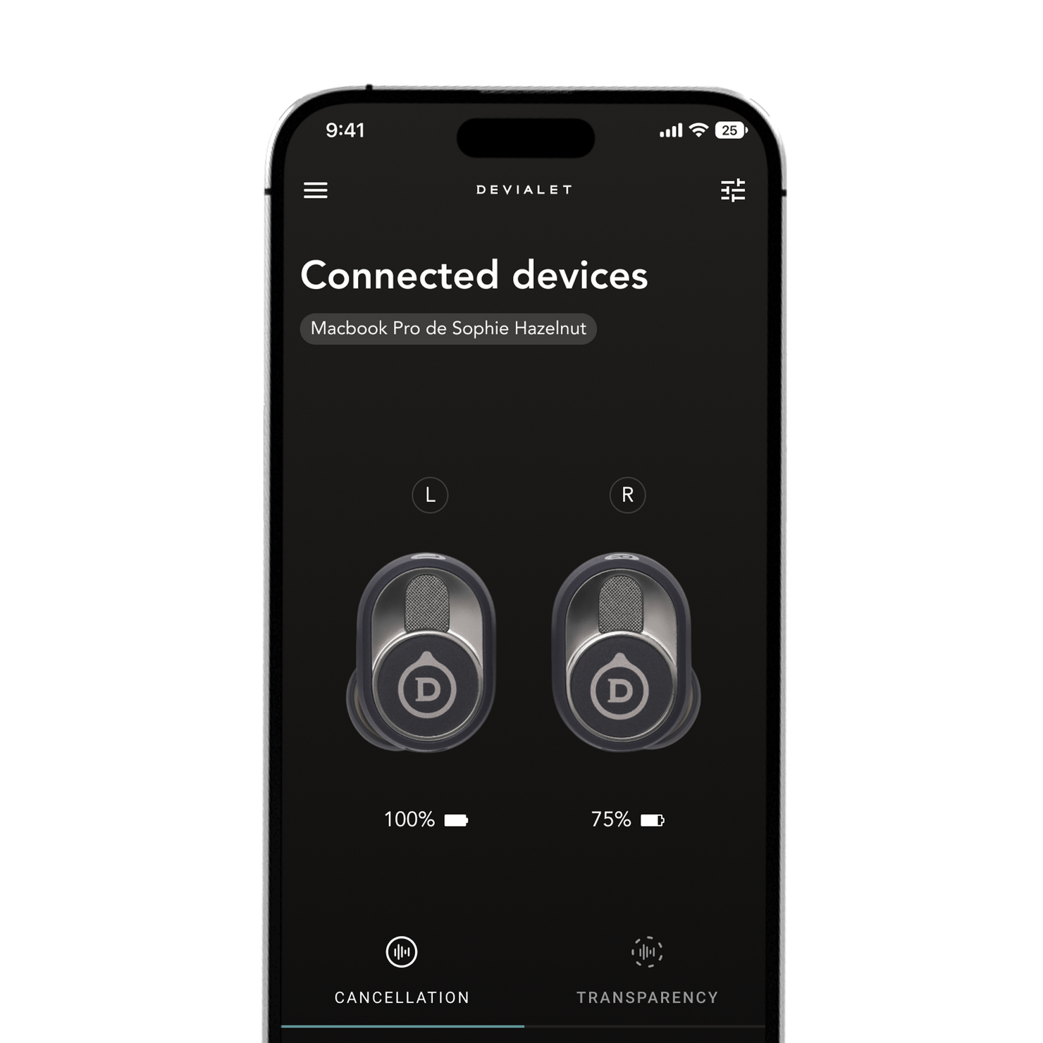 Devialet Gemini App.
